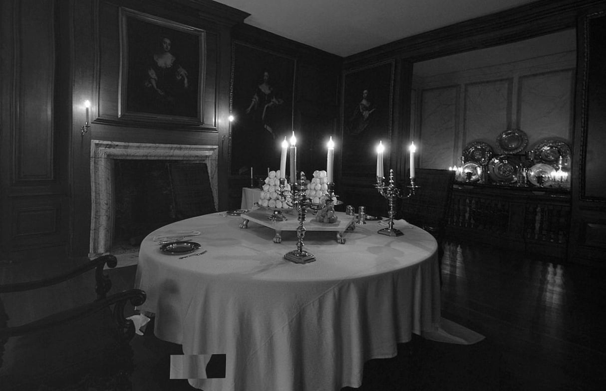 Lumière du soir dans la salle